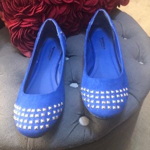 ❤️ Arizona studded blue (suede?) flats